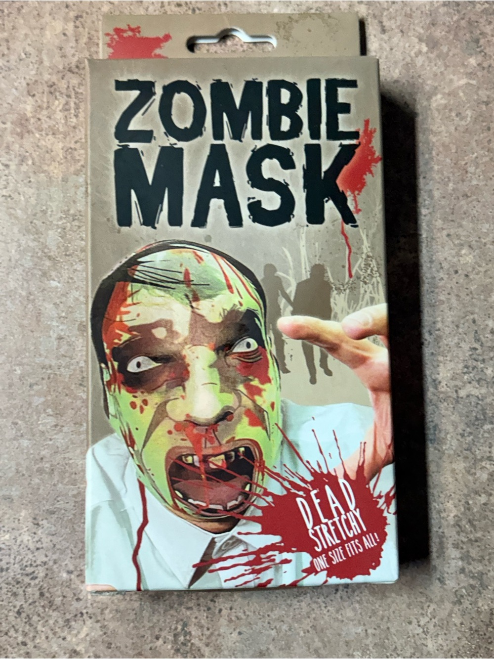 New Paladone Zombie Mask Dead Stretchy Fabric Halloween Horror Costume One Size
